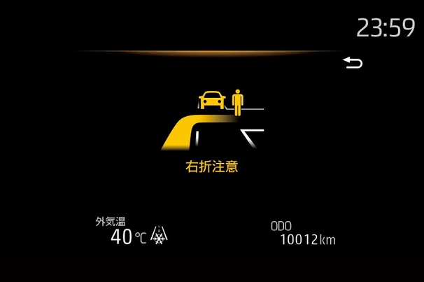 路車間通信システム 画面表示