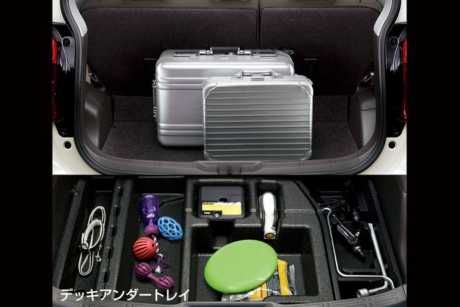 ラゲージ4WD車、デッキアンダートレイ
