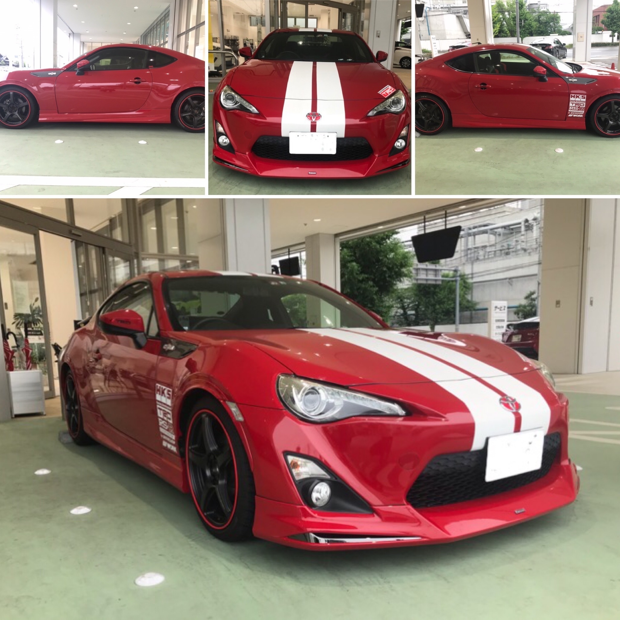 日本で買 モデリスタ 86 リヤスポイラー 中央、右側 自動車