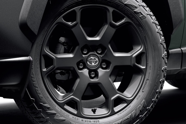 225/60R18オールテレインタイヤ&18×7Jアルミホイール(マット調ブラック塗装)